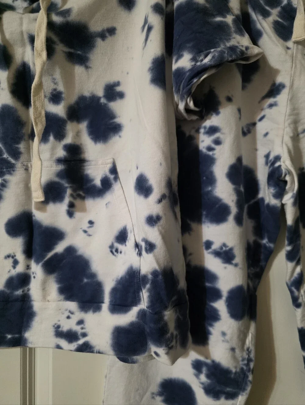 Lea & Viola Navy and White Tie-Dye Jogger Sweatpants with matching hoodie